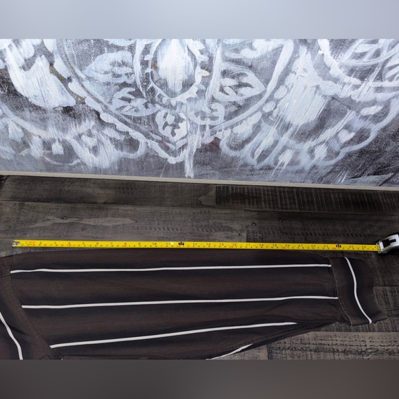 7 Diamonds Mens Shirt Extra Large Button Down Brown Striped Long Sleeve SZ XL​ - Picture 9 of 9